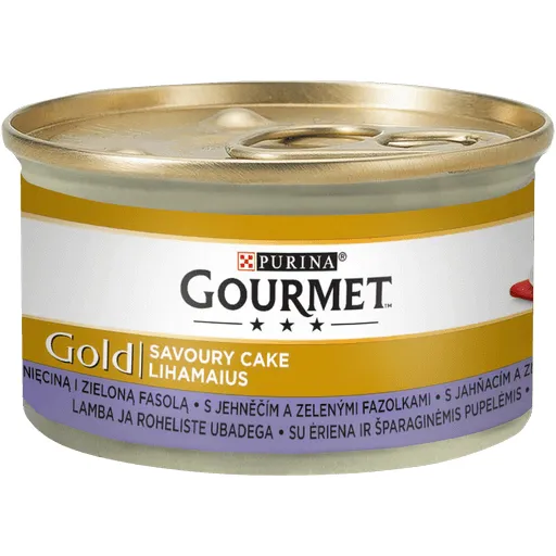 GOURMET Gold Savoury Cake with Lamb and Green Beans 85 g