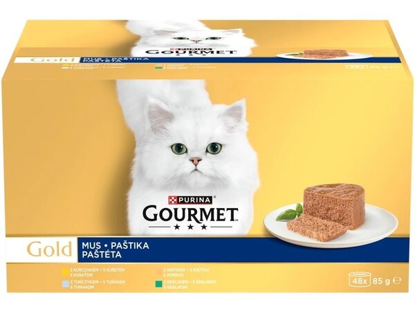 Purina Gourmet Gold Mousse 48 x 85 g
