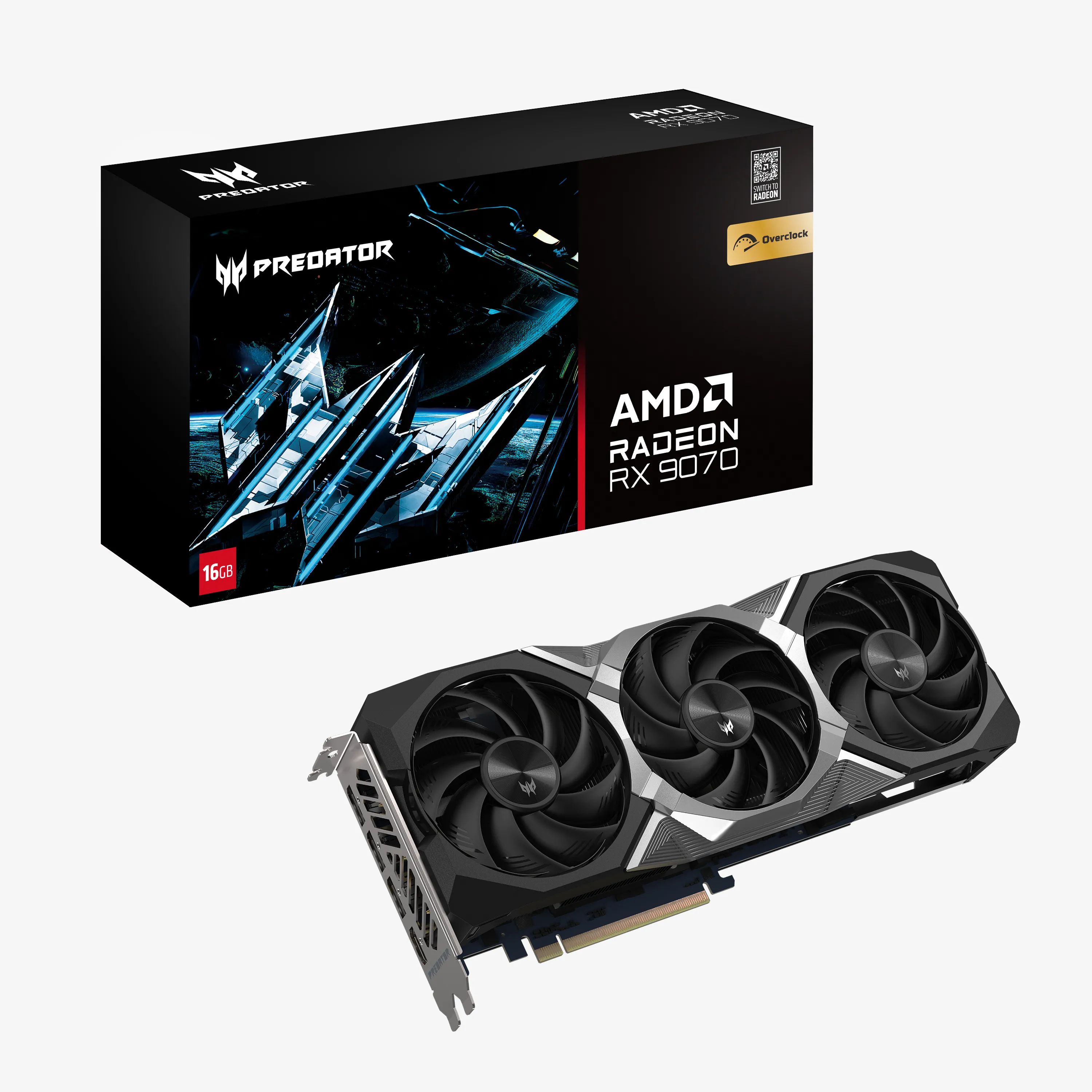 Acer Radeon RX 9070 Predator BiFrost 16 Gt OC