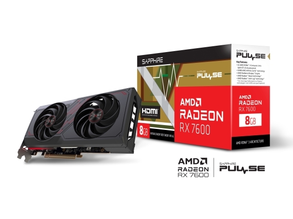 Sapphire Pulse Radeon - Näytönohjain - 8 GB GDDR6